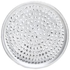 Thermalloy Aluminum Perforated Pizza Tray, 19 inch