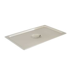 304 Stainless Steel Solid Full Size Steam Table Pan Cover, 21 x 12.9 inch