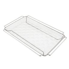Thermalloy Stainless Steel Full Size Combi Wire Mesh Crisping Fry Tray, 21 x 13 x 1 inch