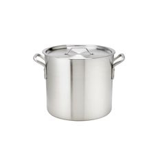 Thermalloy Standard Weight Aluminum Stock Pot, 40 Quart Capacity