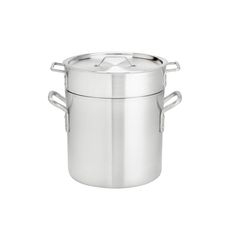 Thermalloy Aluminum Standard Weight Double Boiler Set, 8 Quart Capacity