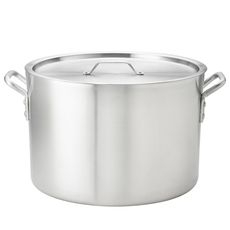 Thermalloy Standard Weight Aluminum Sauce Pot, 34 Quart Capacity