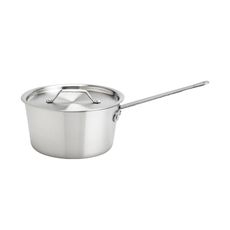 Thermalloy Standard Weight Aluminum Tapered Sauce Pan, 4.5 Quart