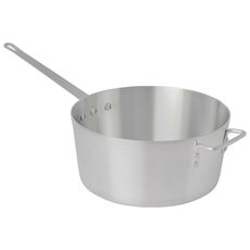 Thermalloy Standard Weight Aluminum Tapered Sauce Pan with Helping Handle, 10.25 Quart