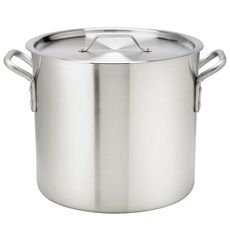 Thermalloy Heavy Weight Aluminum Stock Pot, 160 Quart Capacity