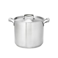 Thermalloy Stainless Steel Deep Stock Pot, 24 Quart Capacity