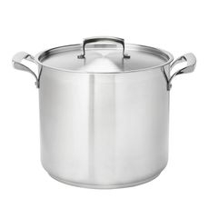 Thermalloy Stainless Steel Deep Stock Pot, 40 Quart Capacity