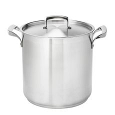 Thermalloy Stainless Steel Deep Stock Pot, 60 Quart Capacity