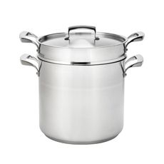 Thermalloy Stainless Steel 3 Piece Double Boiler Set, 16 Quart Capacity