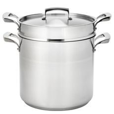 Thermalloy Stainless Steel 3 Piece Double Boiler Set, 20 Quart Capacity