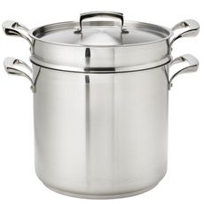 Thermalloy Stainless Steel 3 Piece Pasta Cooker Set, 20 Quart Capacity