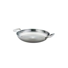 Thermalloy Stainless Steel Paella Pan, 2 Quart Capacity