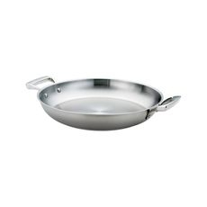 Thermalloy Stainless Steel Paella Pan, 3.7 Quart Capacity