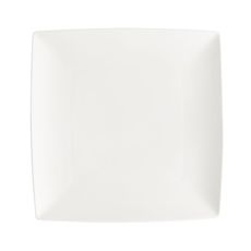 Foundation Porcelain Square Coupe Plate, 10.25 inch