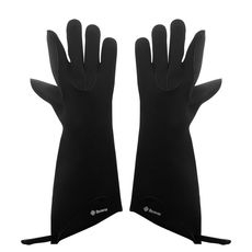 FLXaPrene Black 5 Finger Glove, 17 inch