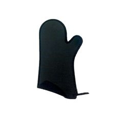 FLXaPrene Black Oven Mitt with Nomex Binding, 10.75 x 6.5 inch