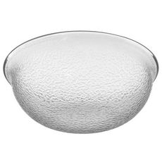SB7207 Acrylic Clear Round Pebbled Serving Bowl, 4 Quart Capacity