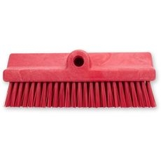 40423EC05 Sparta Red Hi-Lo Floor Scrub Brush Head Only, 10 inch Length