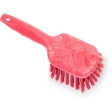 40541EC05 Sparta Red Floater Scrub Brush with Polyester Bristles, 8 inch Length