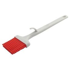 4040505 Sparta Red 3 inch Silicone Bristle Basting Brush, 9.75 inch Length