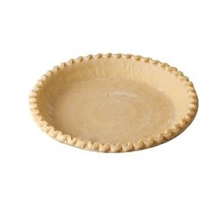 Unbaked 10 inch Lard Shortening Pie Crust, 8 Ounce
