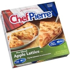 10 inch Pre-Baked Pre-Cut 10 Slice Apple Lattice Pie, 2.125 Pound