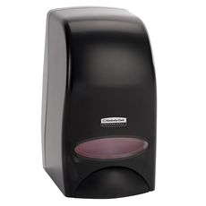 Essential Black High Capacity Manual Soap and Hand Sanitizer Dispenser, 1 Liter Capacity