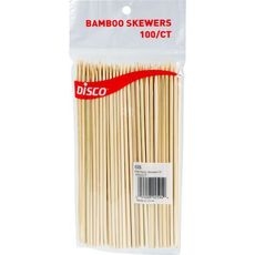 6 inch Bamboo Skewers, 100 count