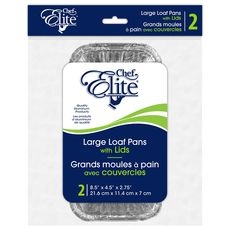 Loaf Pan with Plastic Lid, 2 count