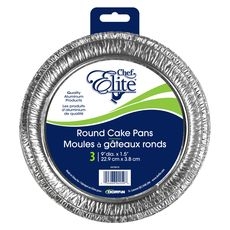 Round Cake Pan, 3 count