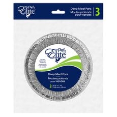 Deep Meat Pans, 3 count
