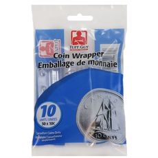 Plastic Dimes Coin Wrapper, 10 count