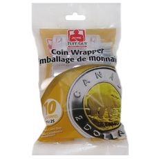 Plastic Toonies Coin Wrapper, 10 count