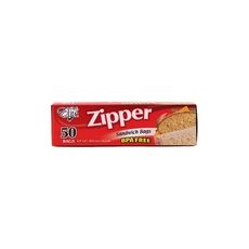 Zipper Sandwich Bag, 50 count