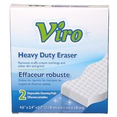 Heavy Duty Eraser, 2 count
