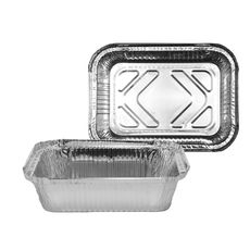 Oblong Aluminum Container, 1.5 Pound Capacity