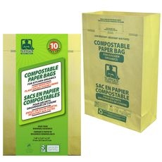 Compostable Paper Bag, 10 count