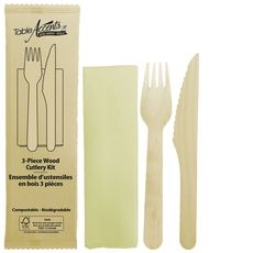 Birch Wood 3-Piece Food Kit