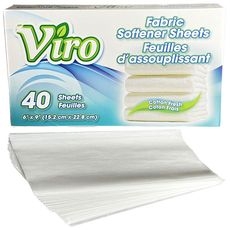 Cotton Fresh Fabric Softener Sheets, 40 count