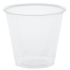 Crystal Clear Polystyrene Juice Tumbler, 5 Ounce Capacity