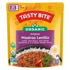 Tasty Bite Organic Madras Lentils, 6 count