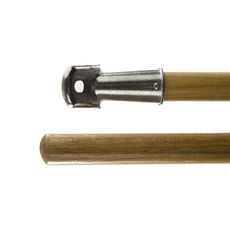 Jumbo Broom Wooden Handle with Connector, 60 inch