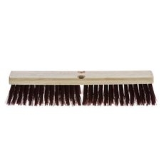 Synthetic Fibre Coarse Sweep Black Push Broom, 24 inch