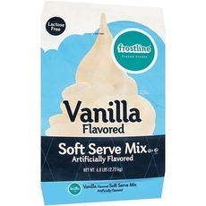 Vanilla Flavored Soft Serve Mix, 6 Pound