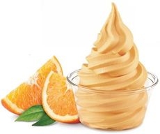 Orange Flavoured Soft Serve Mix, 4.4 Pound
