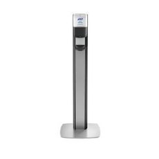 Graphite ES8 Silver Panel Floor Stand with Dispenser
