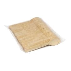 100 Percent Bamboo Spoon Cutlery, 100 count