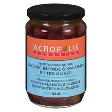 Organic Olives Mediterranean Mix Pitted - 720mL