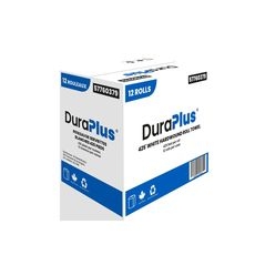 DuraPlus® Hardwound Roll Towel, 425', White, 1 Ply, 12 Rolls/Case