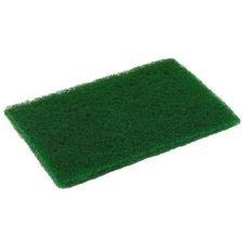 6 x 9 inch Medium Duty Green Scouring Pad, 10 count